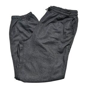 NWOT | Charcoal Gray Heathered Sweatpants | Ribbed Joggers | Size XXL
